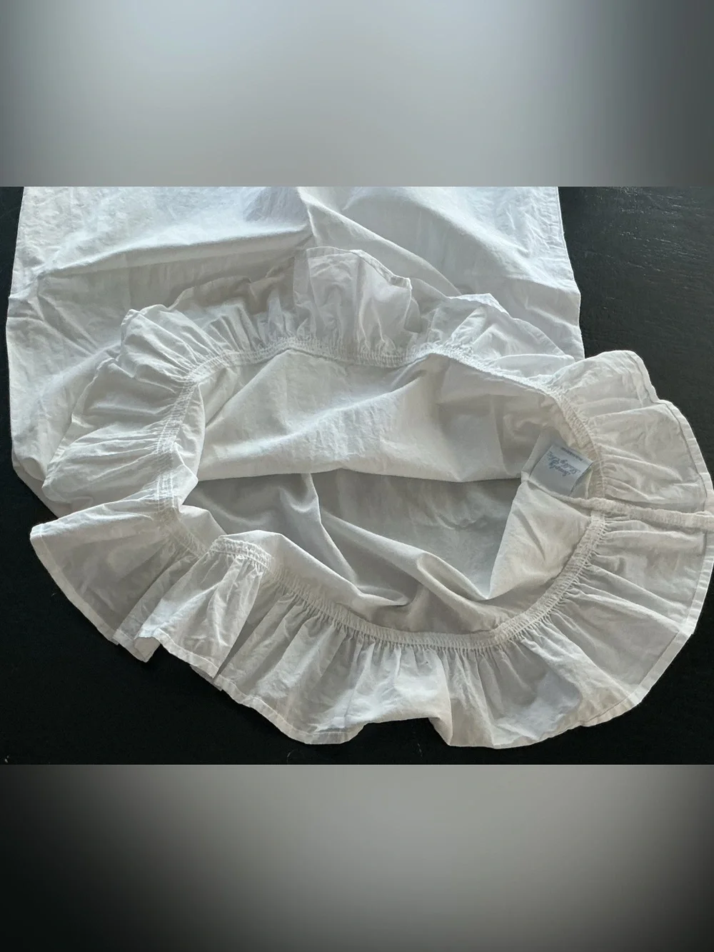 EUC Simply Shabby Chic Crisp White Sham